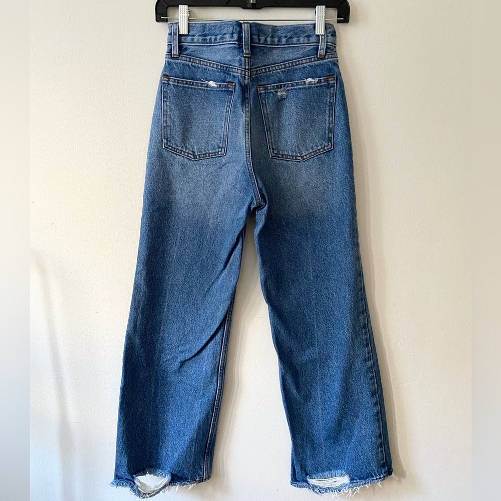 Abercrombie & Fitch High Waisted Wide Leg Jeans size 24 - Picture 2 of 7
